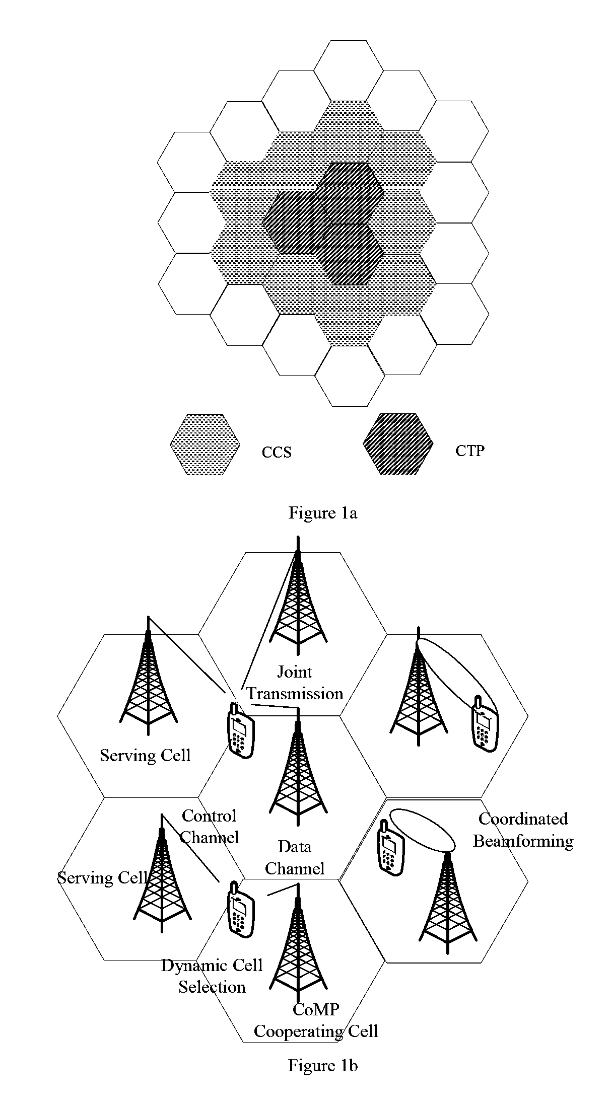 Method for establishing comp cooperating set in coordinated multi-point communication