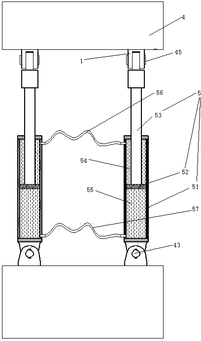 Derailment-preventing train connection device