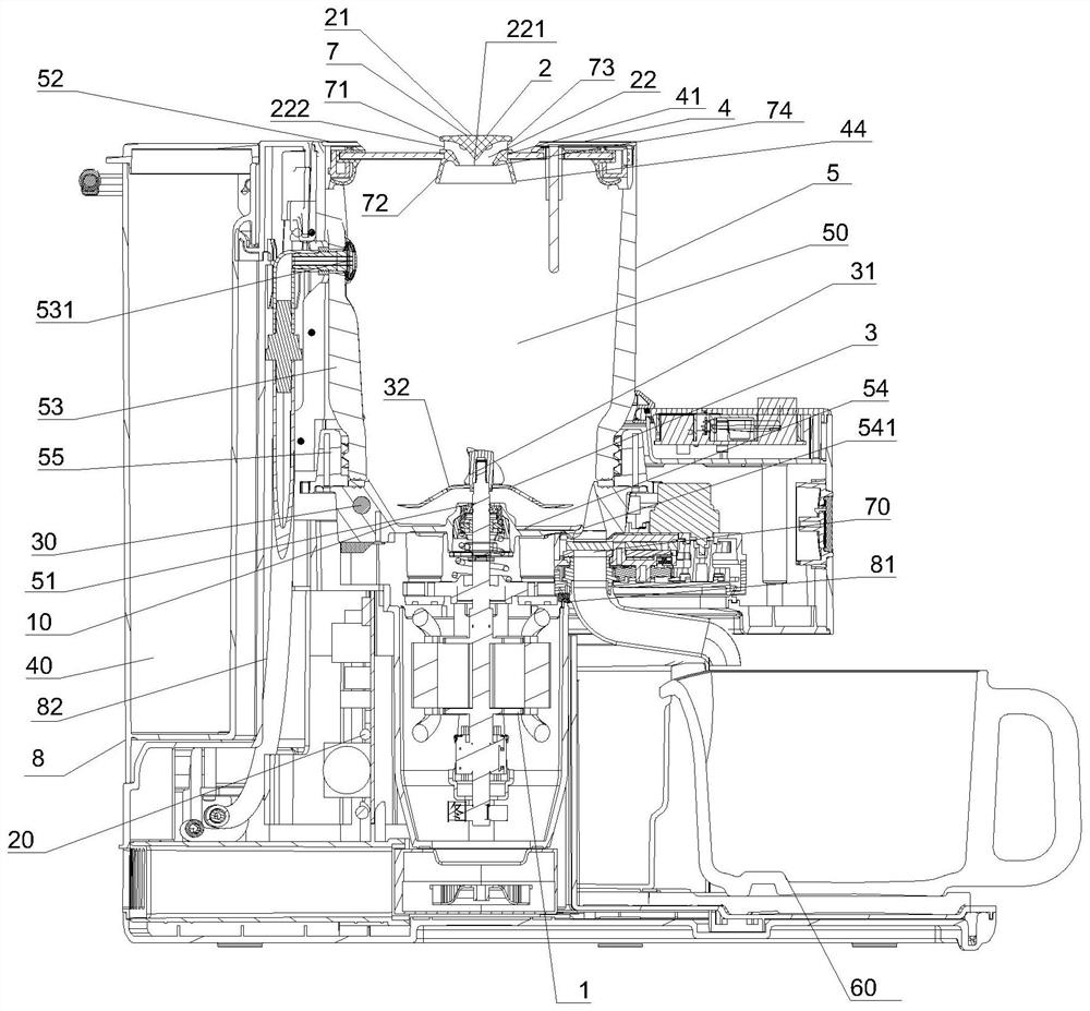 A nearly airtight food processor