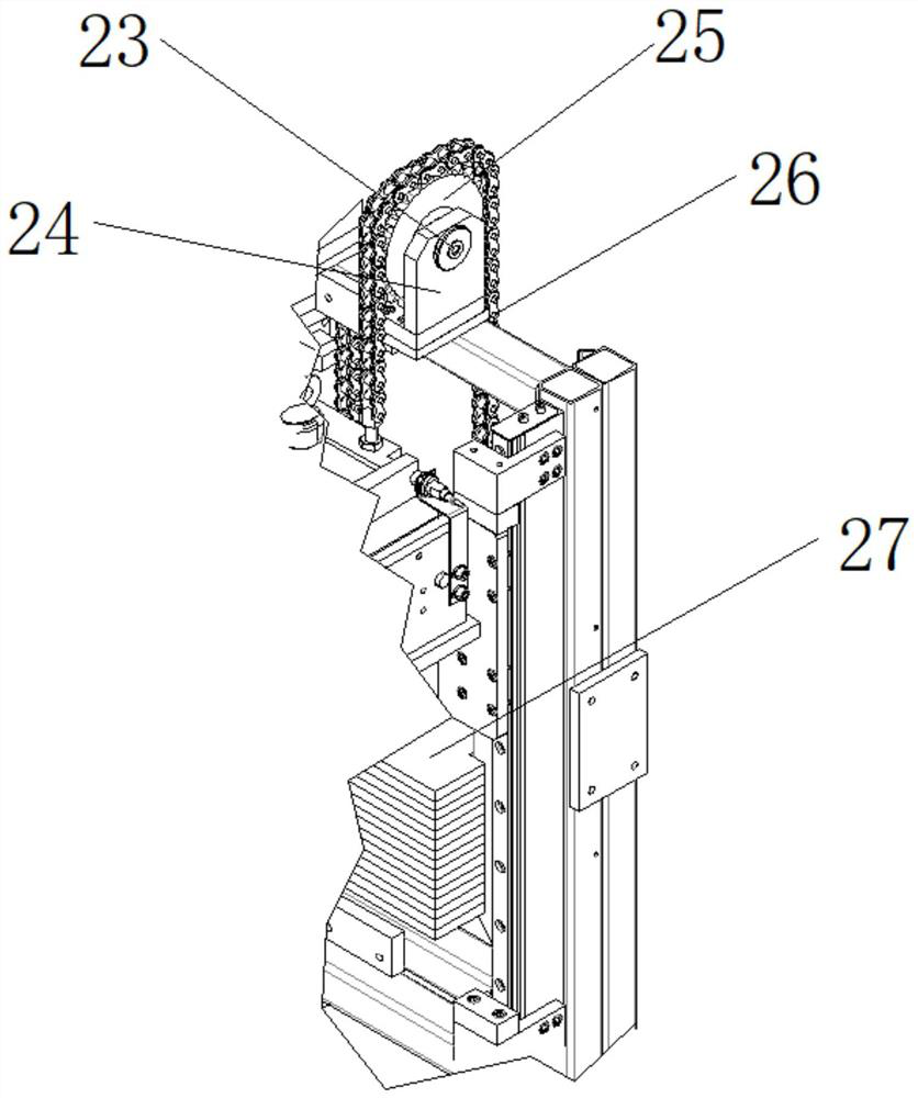 Product feeding equipment for self propelled car steering knuckle full-automatic press-fitting line