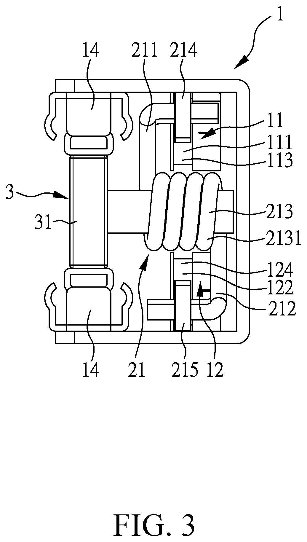 Elevatable supporting device