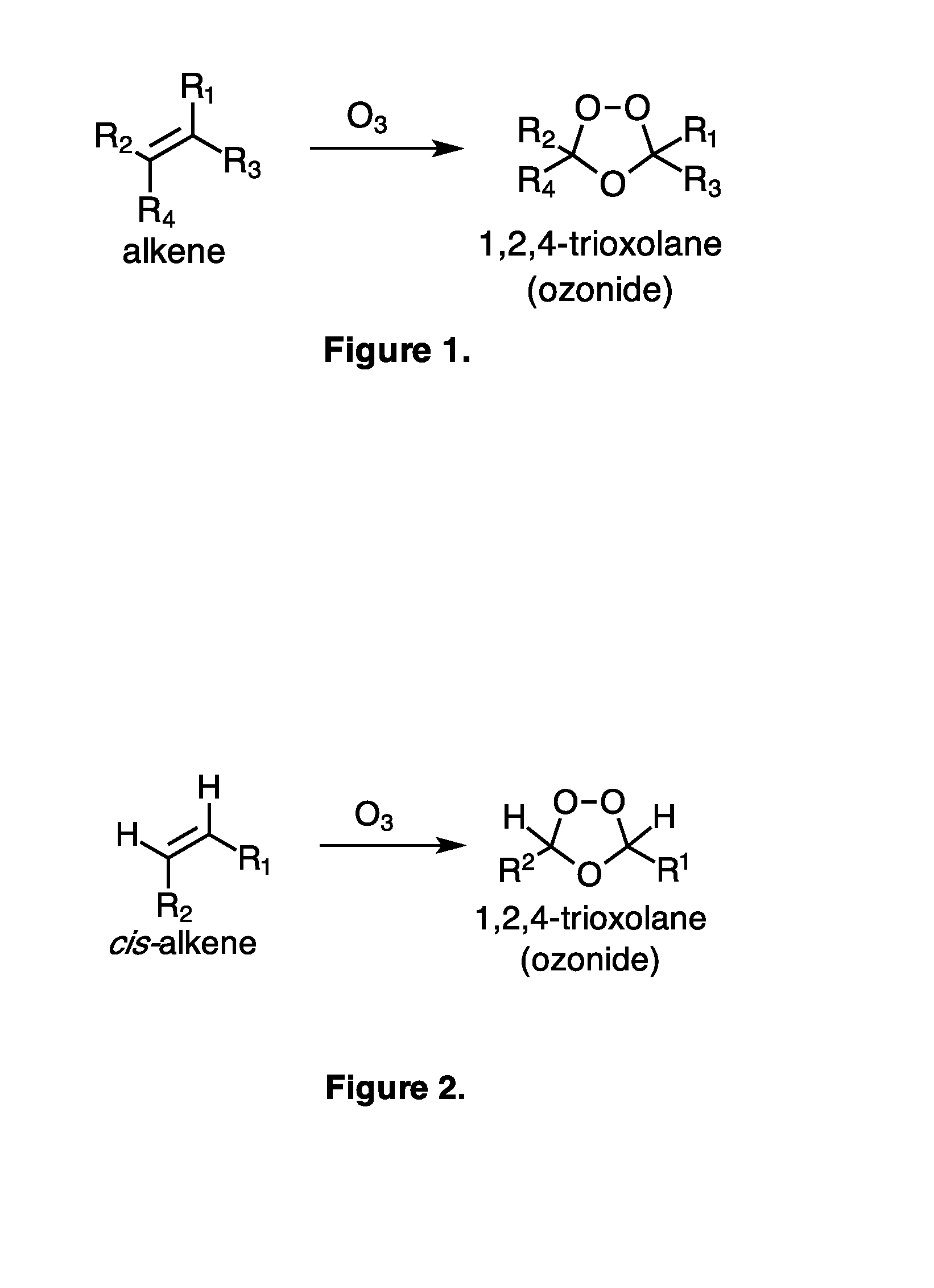 Production and use of 1,2,4-trioxolane compounds, ozonides, with bleaching properties for the whitening of teeth, skin, and hair