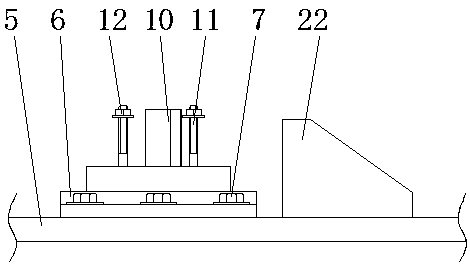 Automatic steel bar bending and forming device for high-speed rail sleeper