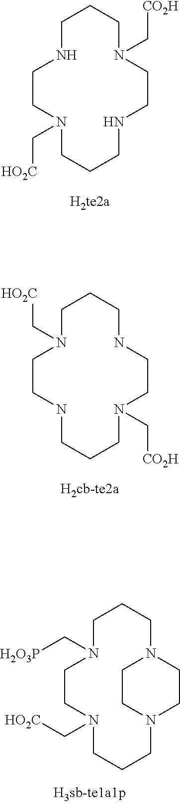 Picolinate cross-bridged cyclams, chelates with metallic cations and use thereof