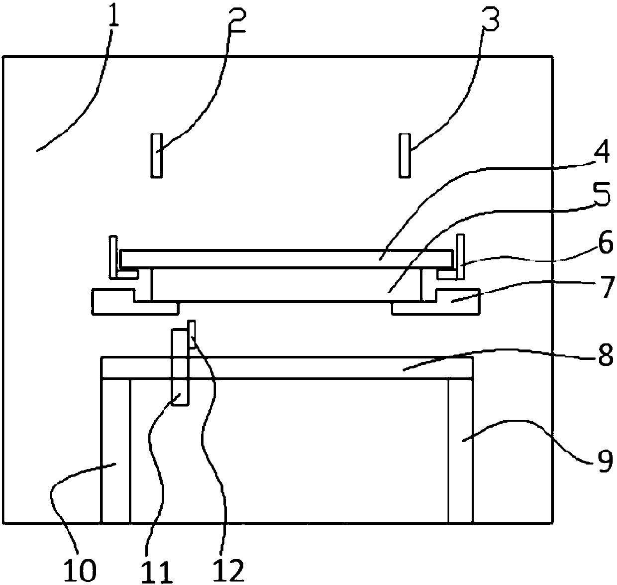 Device and method for detecting vapor deposition alignment effect