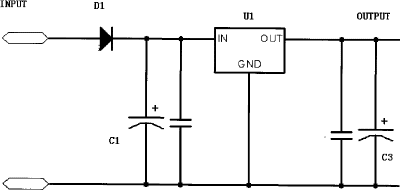 A voltage stabilizing circuit with hold time function