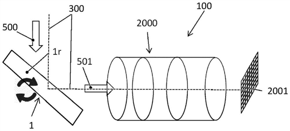 Tiltable fold mirror for optical imaging system