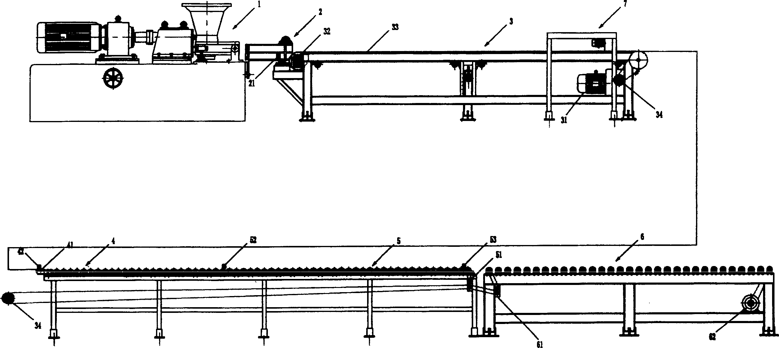 Automatic non-supporting board manufacture and system of light batten