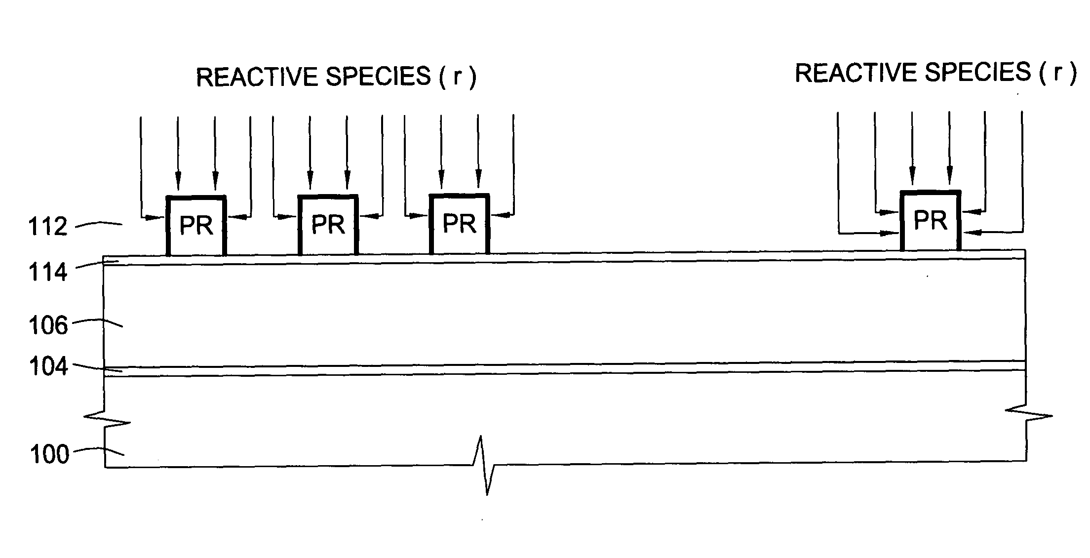 Method of controlling critical dimension microloading of photoresist trimming process by selective sidewall polymer deposition