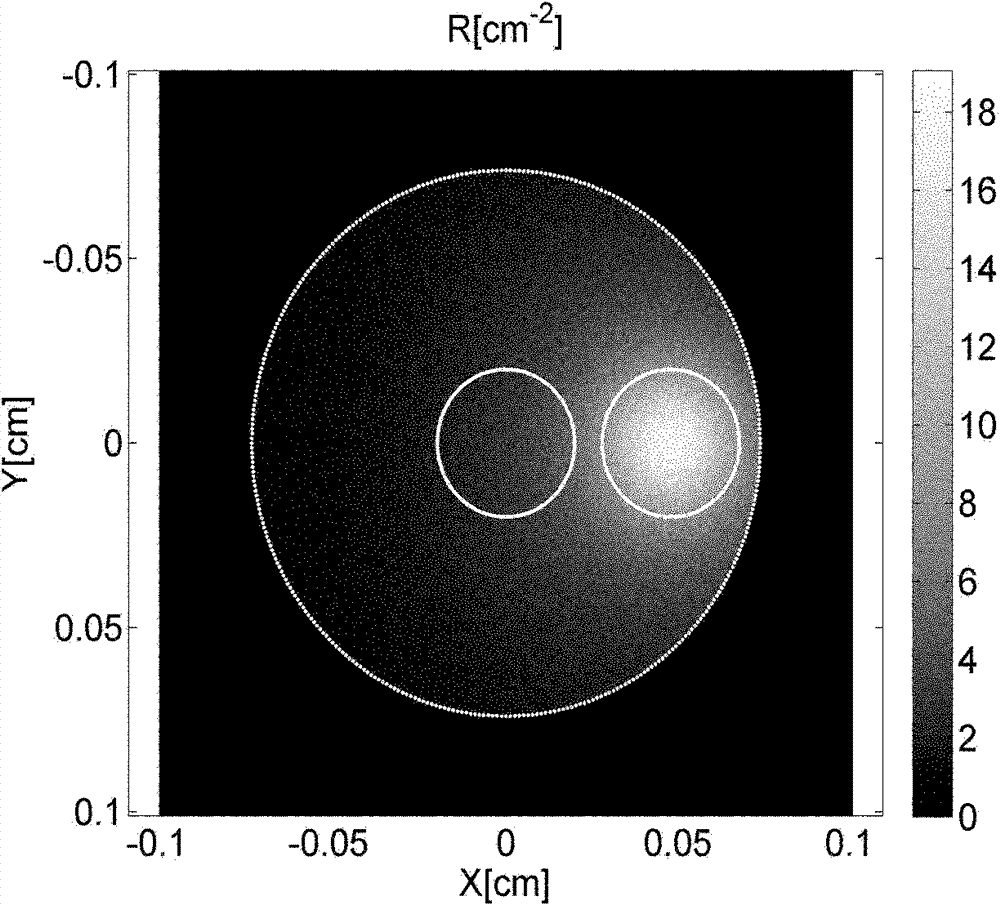 Method for measuring kin physiology parameters and optical property parameters based on reflective spectral measurement