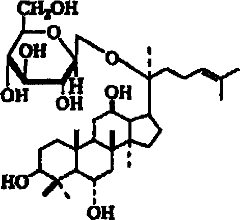 A composition containing ginsenoside F1 or compound K for skin external application