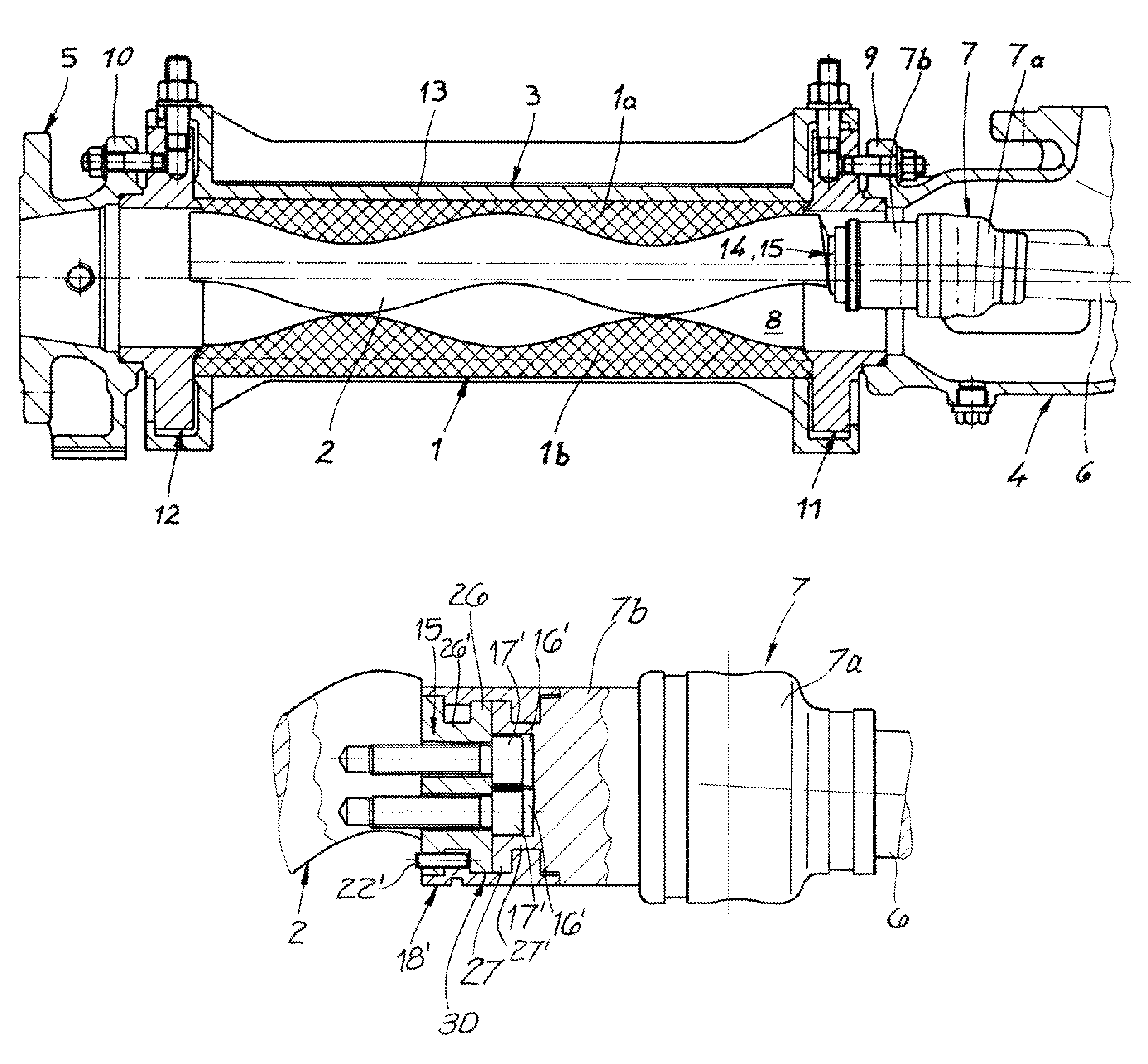 Eccentric-screw pump with replaceable rotor and stator