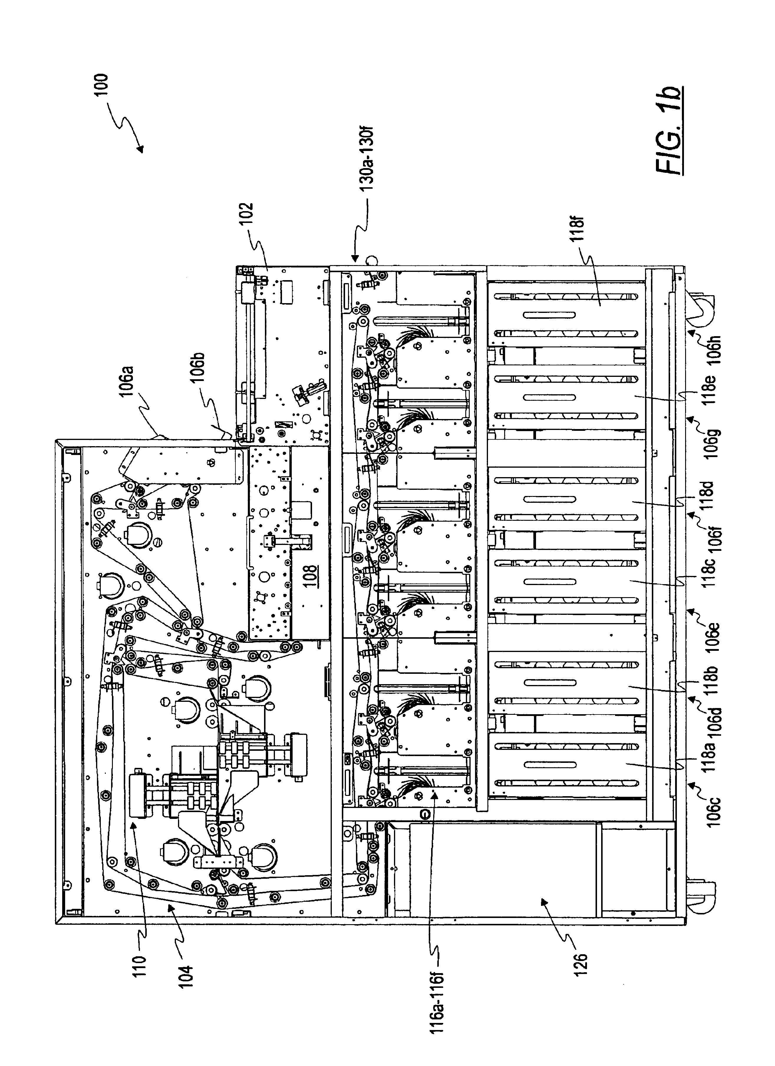 Multiple pocket currency bill processing device and method