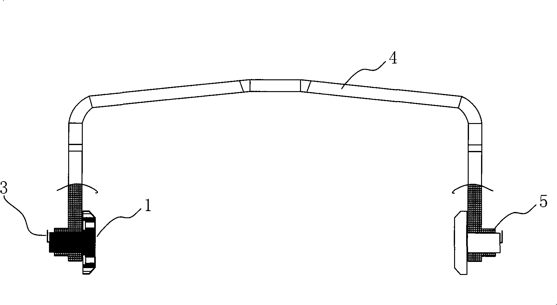 Automobile gearbox shifting fork structure and floating replaceable shifting block thereof