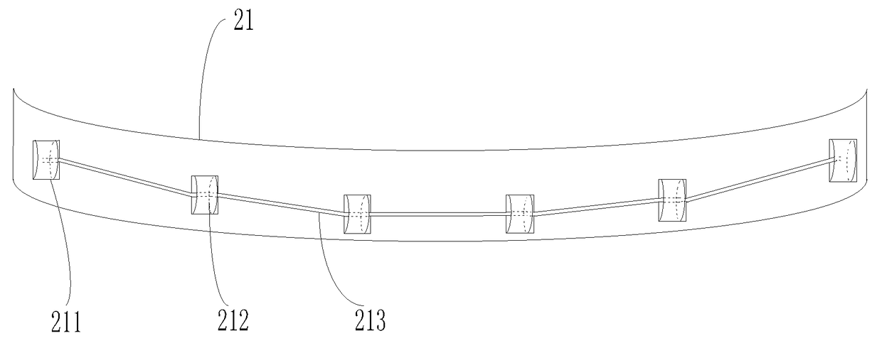 Curved display device