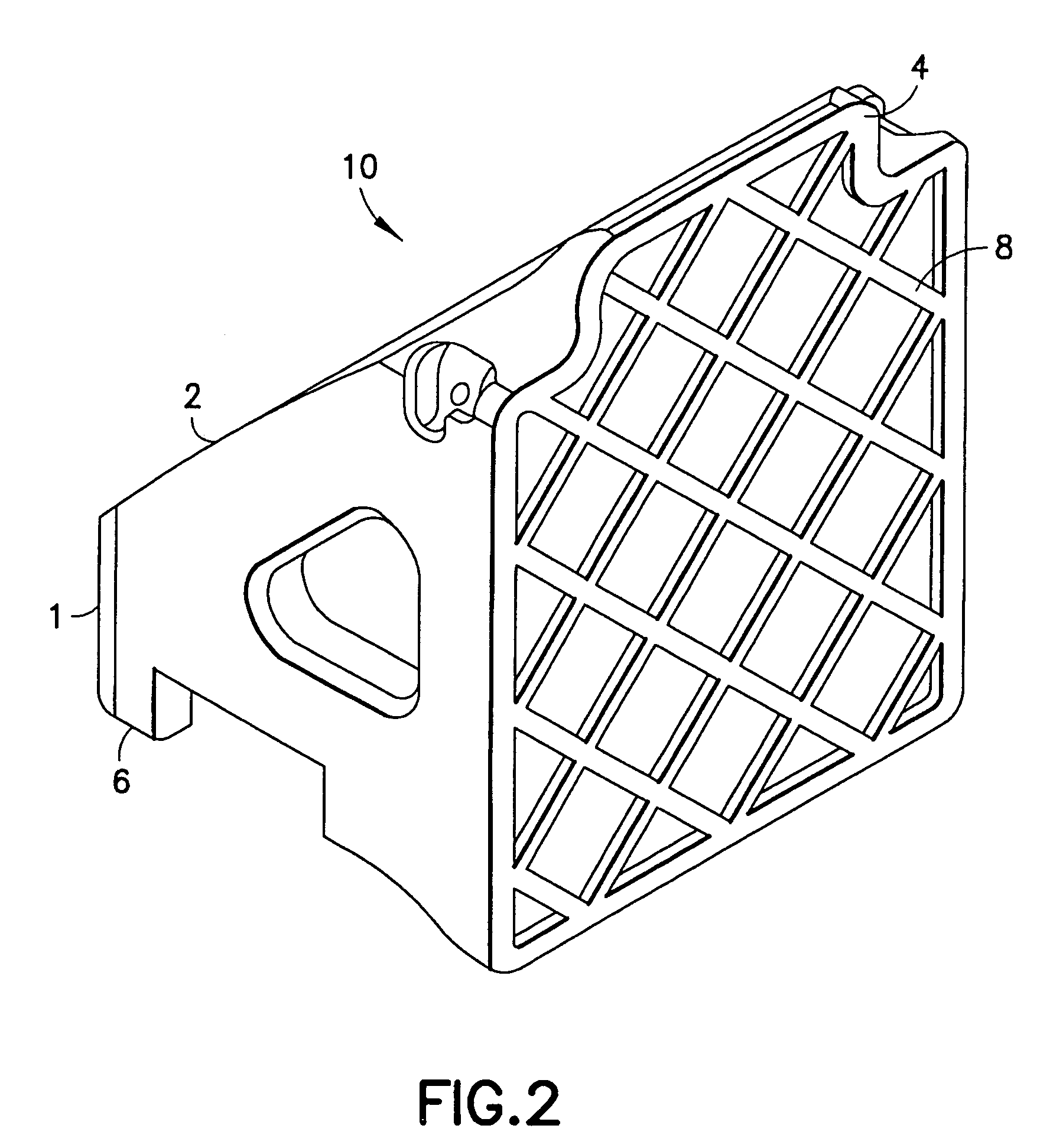 Friction wedge with mechanical bonding matrix augmented composition liner material