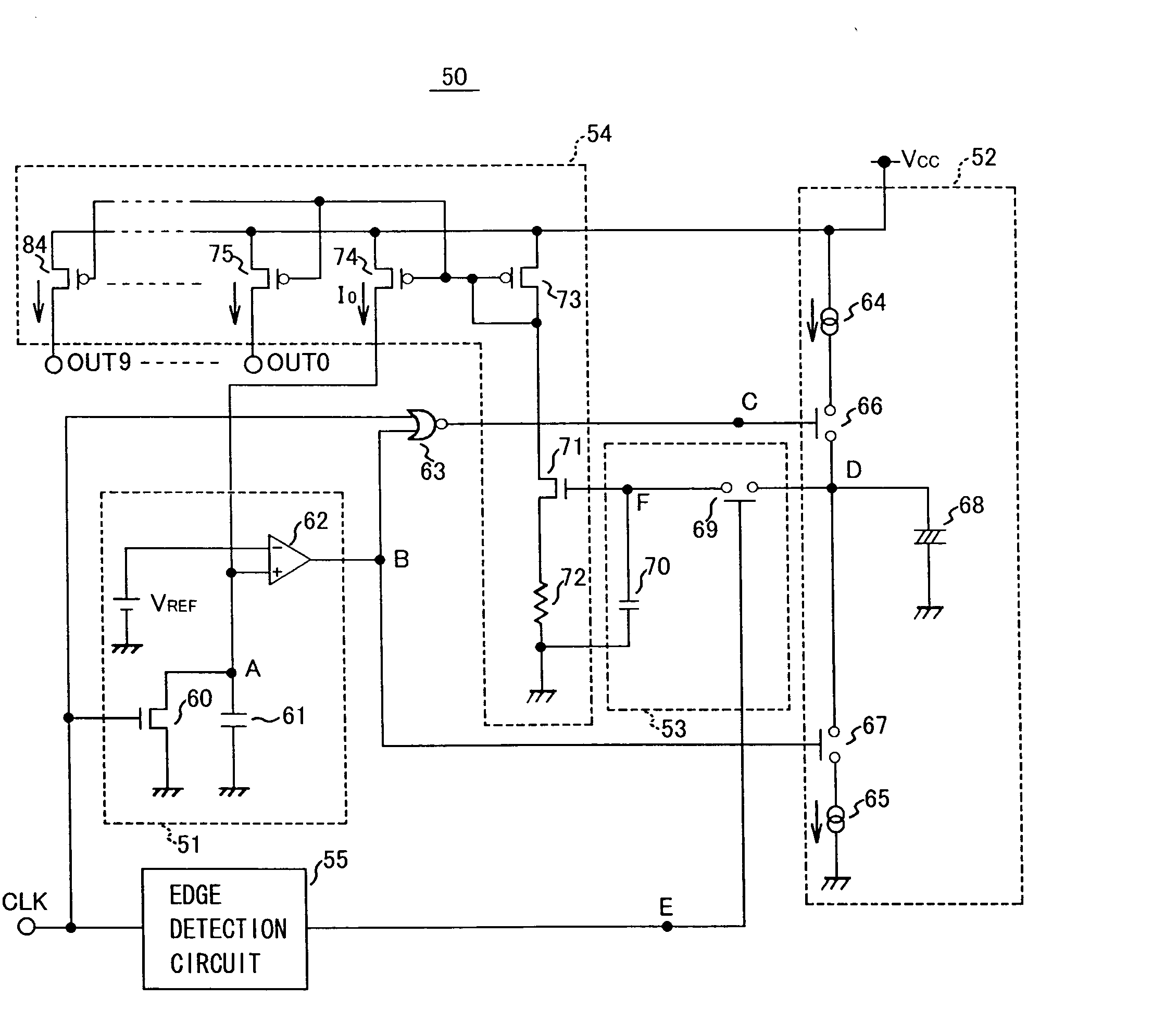 Frequency-current conversion circuit, equalizer, and optical disc apparatus