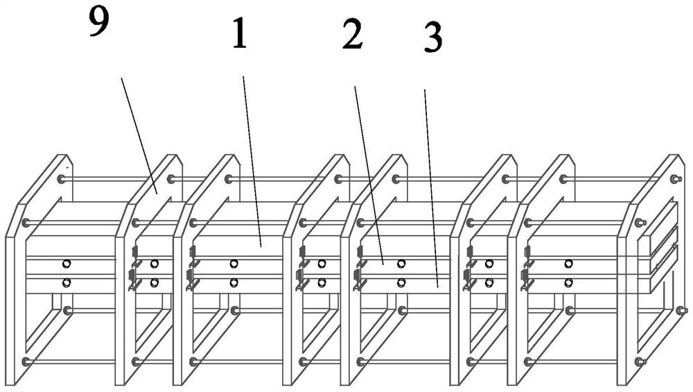 Pad iron detection structure of press vulcanizer