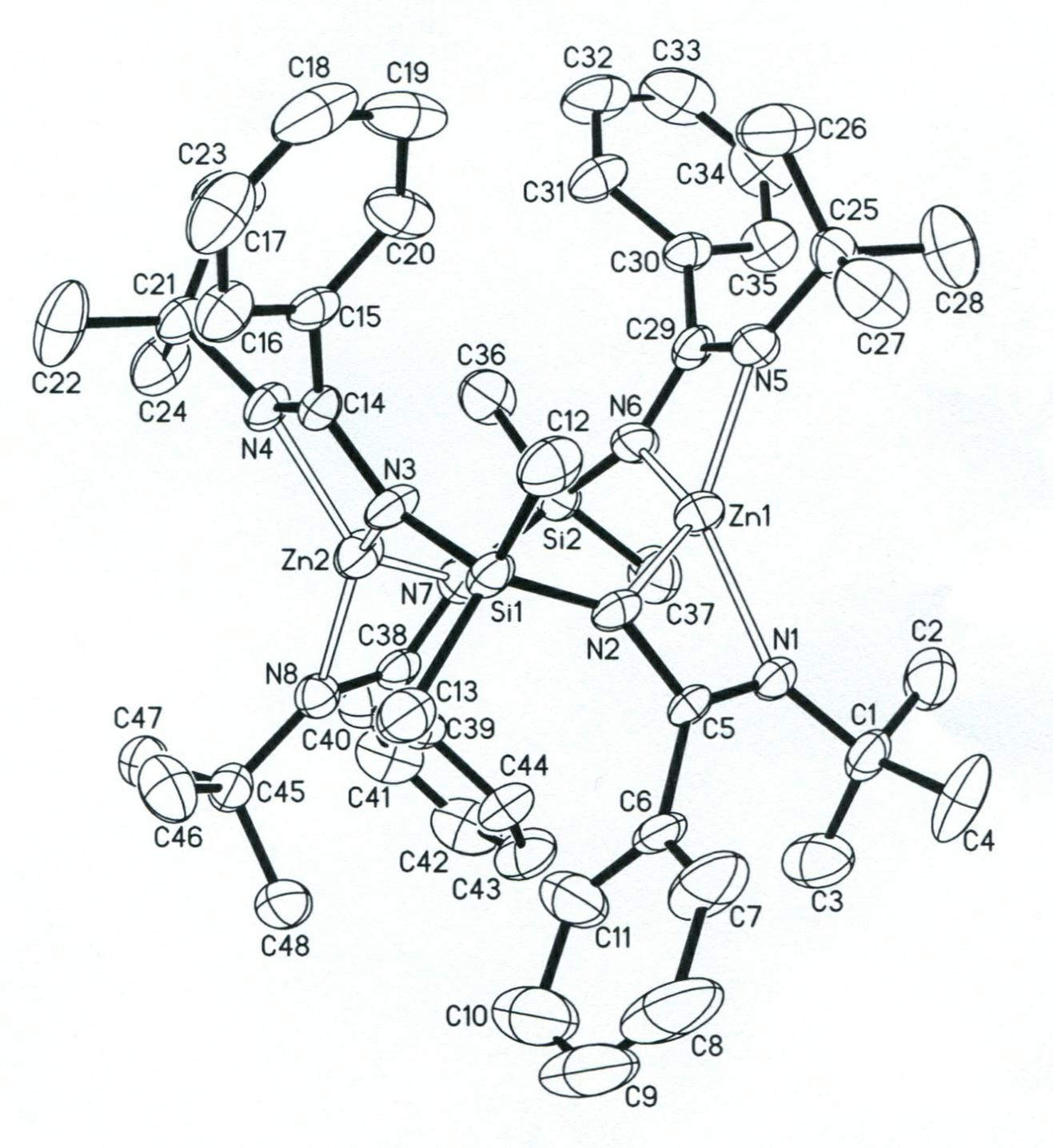 Bridged diamidine-based zinc catalyst and preparation method and application thereof