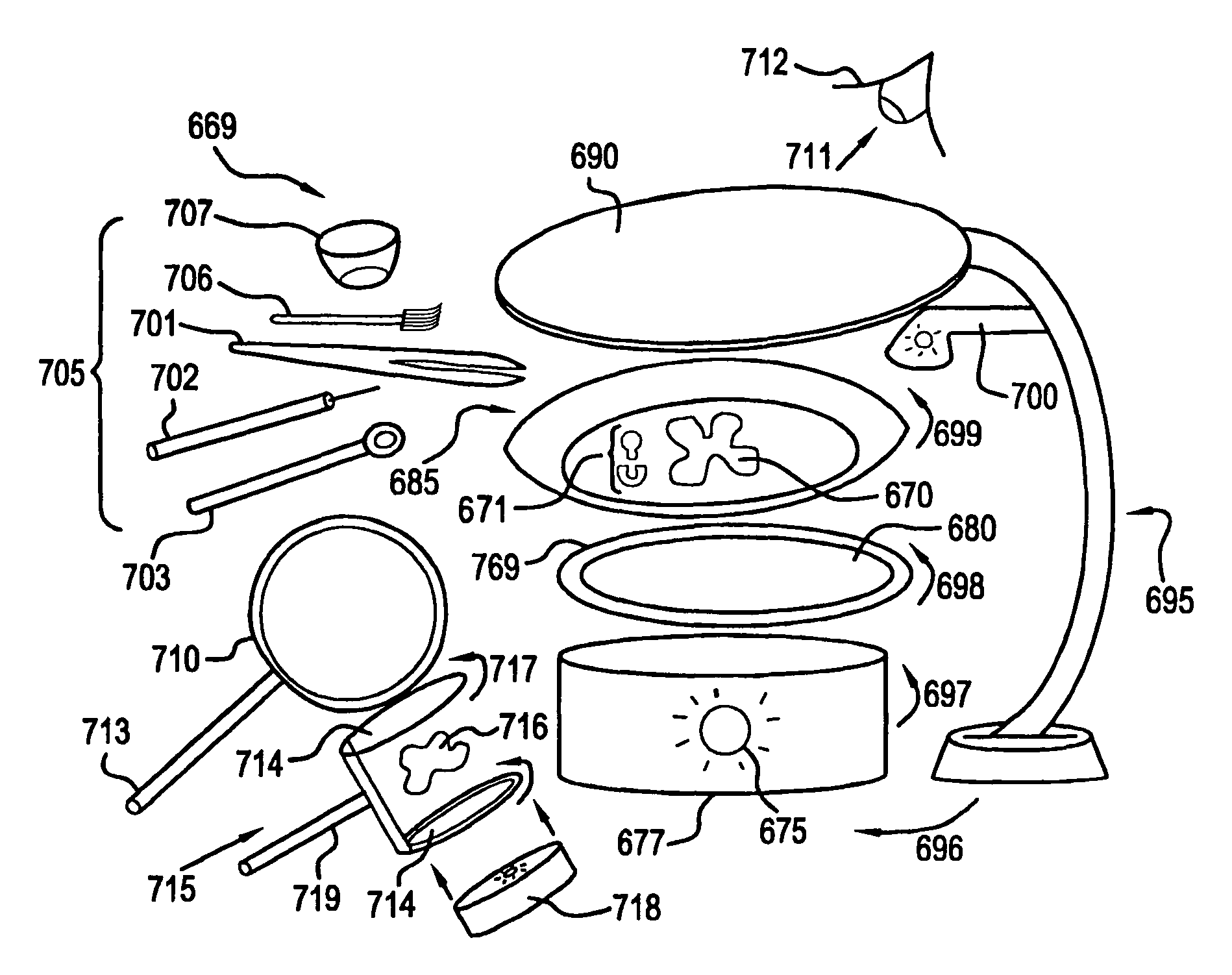 Polariscope toy and ornament with accompanying photoelastic and/or photoplastic devices