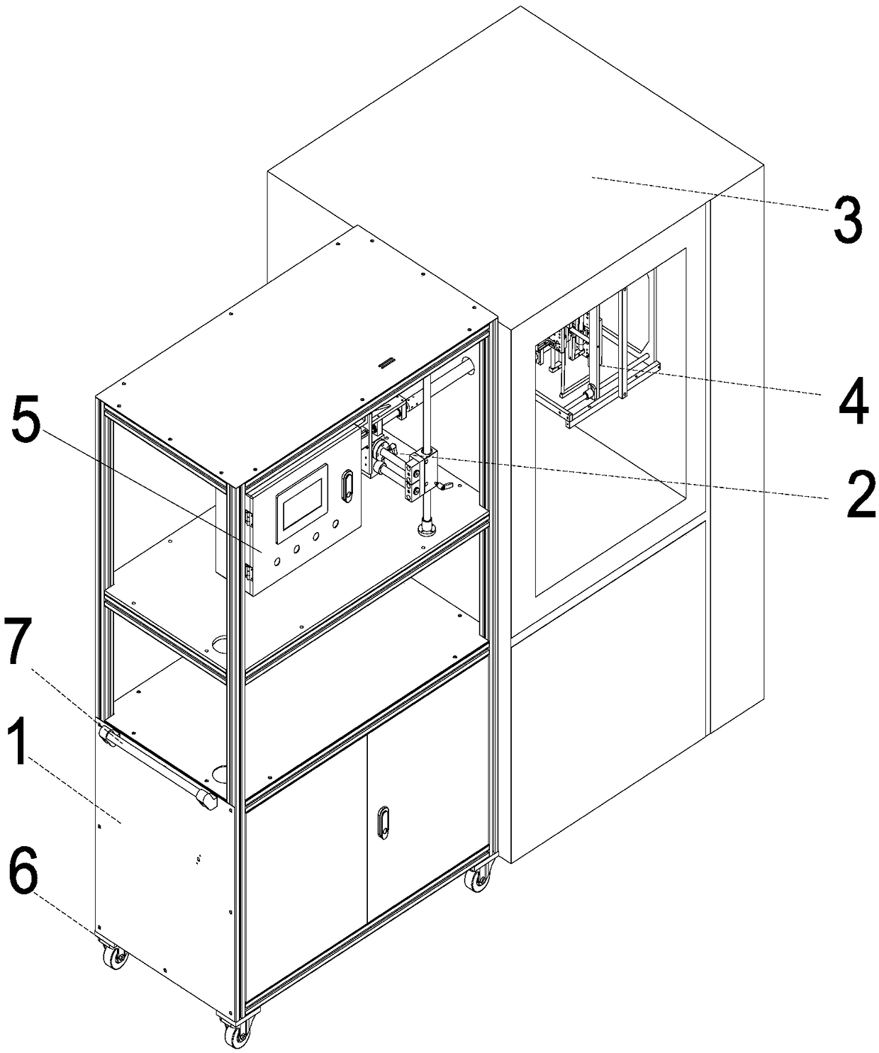 High-low temperature endurance experimental equipment for knob shifts of automobiles