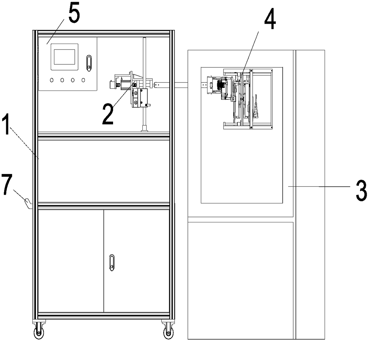 High-low temperature endurance experimental equipment for knob shifts of automobiles