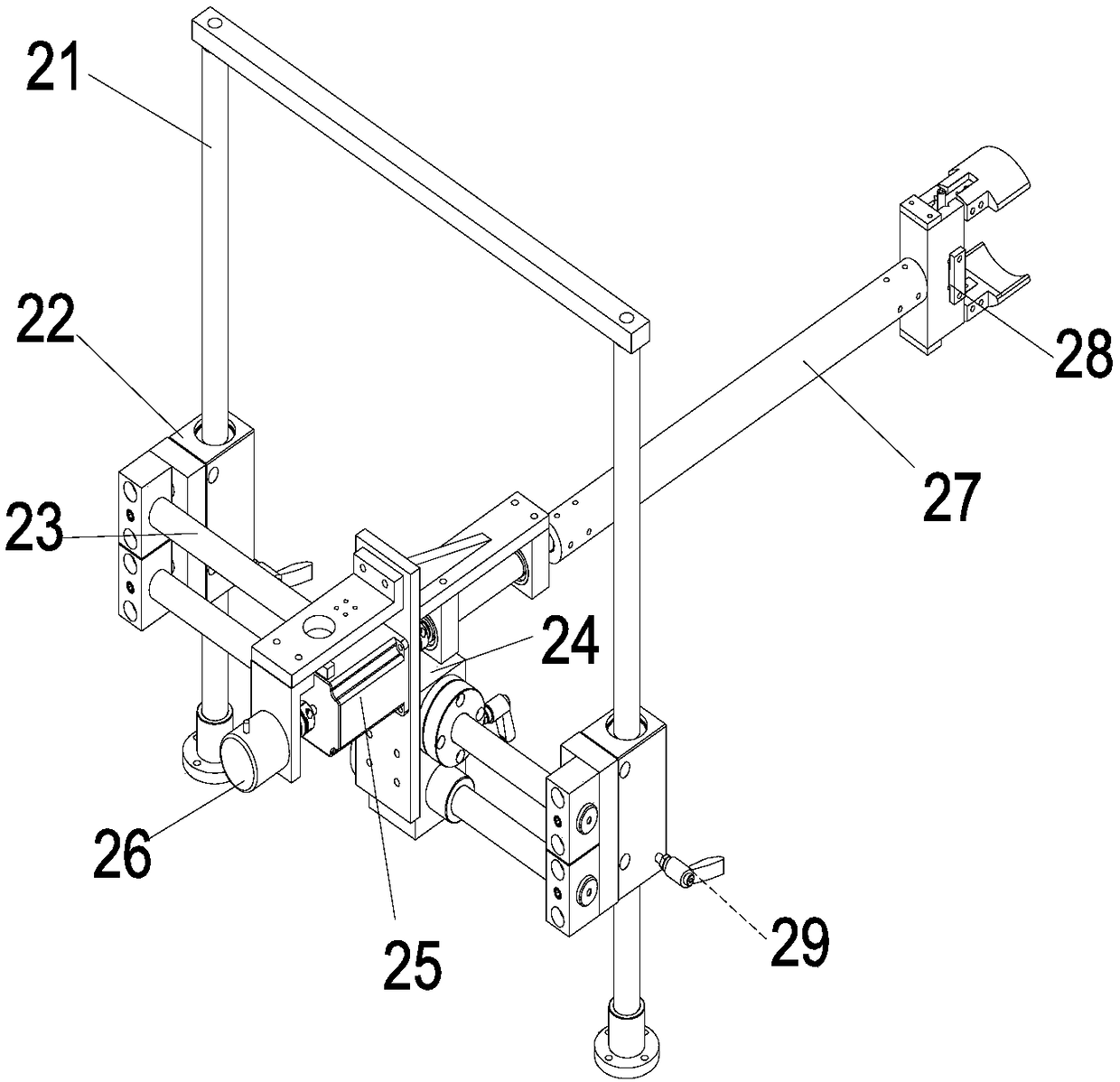 High-low temperature endurance experimental equipment for knob shifts of automobiles