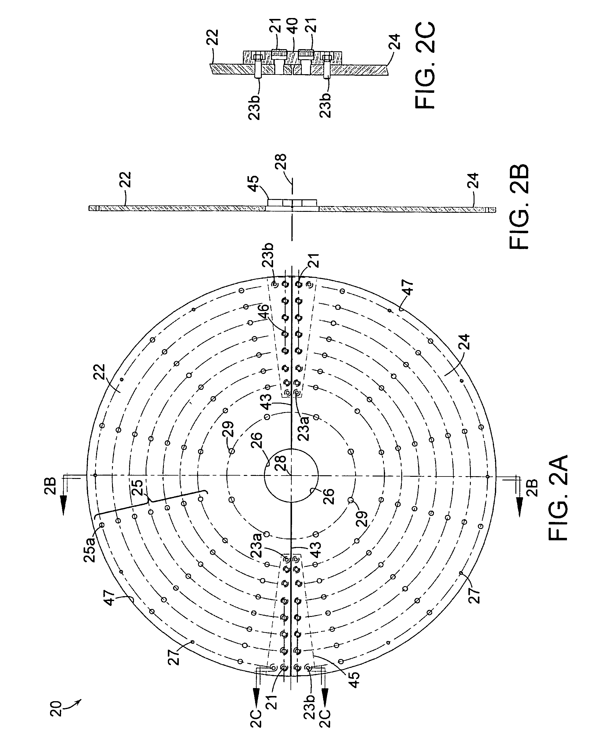 Split fan wheel and split shroud assemblies and methods of manufacturing and assembling the same