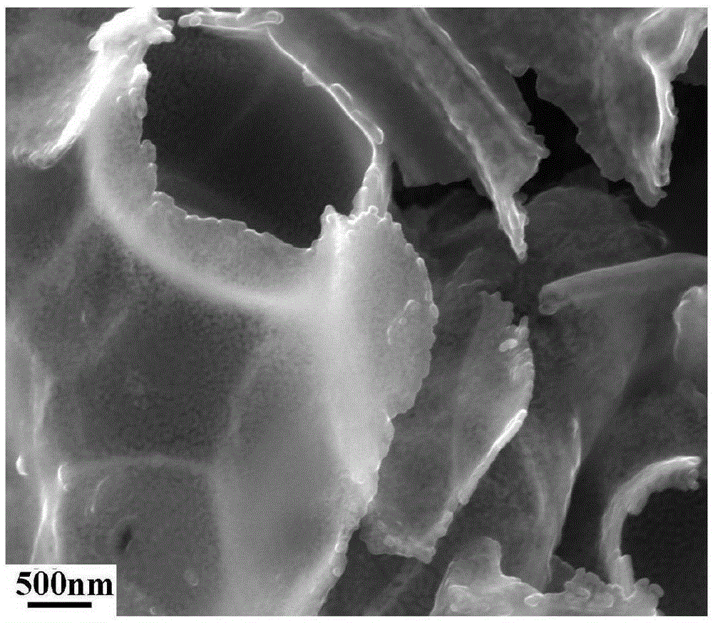 A kind of method for preparing nanoporous iron oxide powder