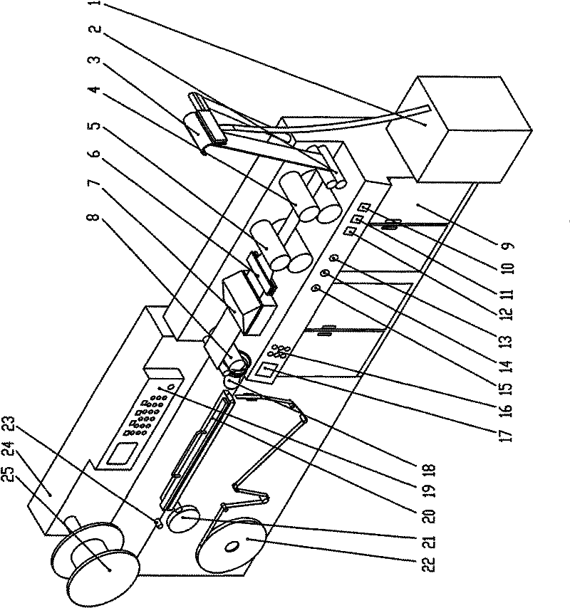 Method and equipment for producing longitudinal multi-circle filter tip rod