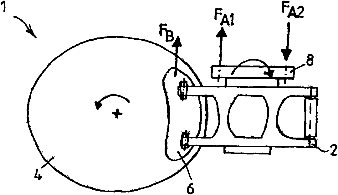 Brake system of a rail vehicle with compensation of fluctuations of the friction conditions