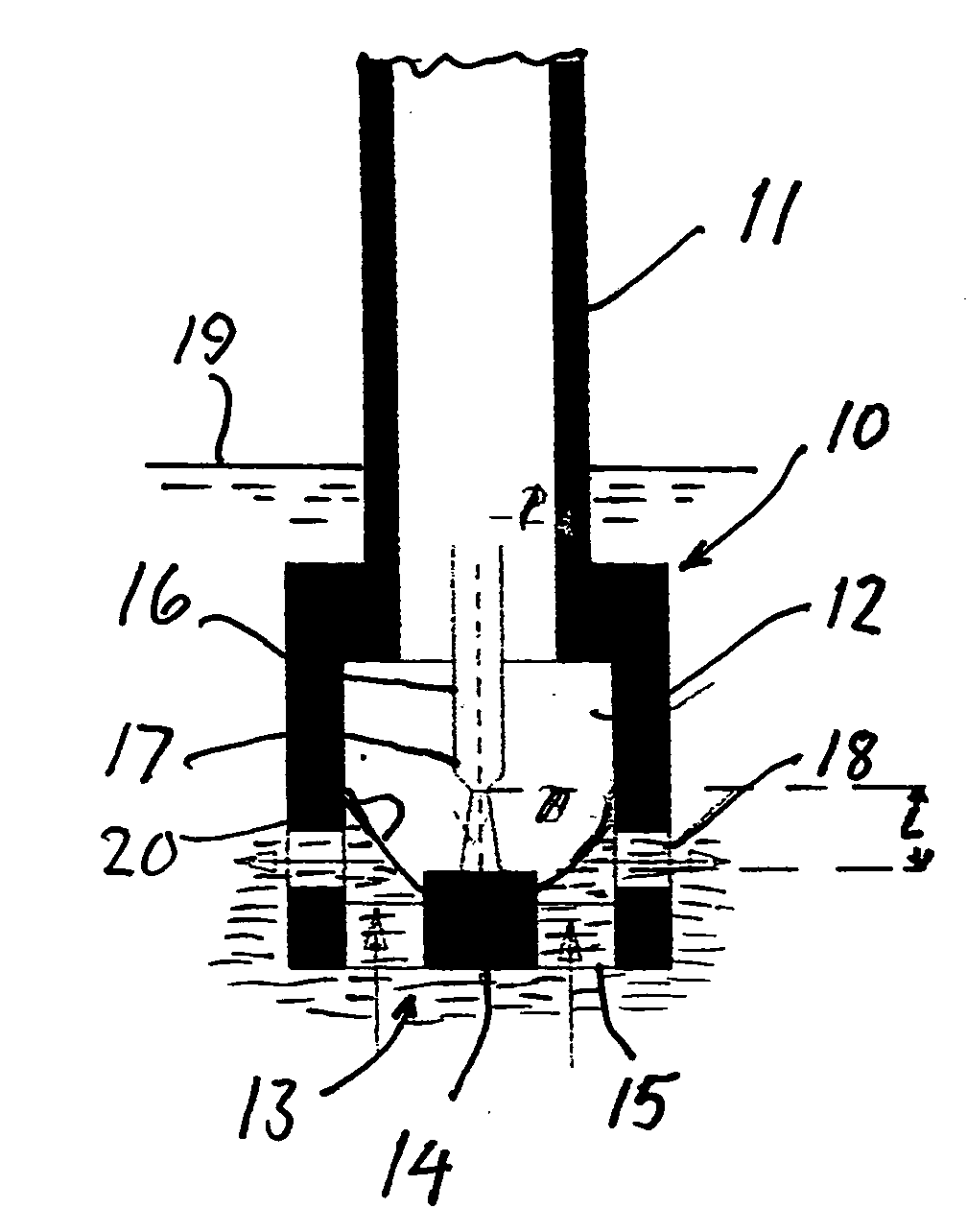 Method and device for heating  a fluid