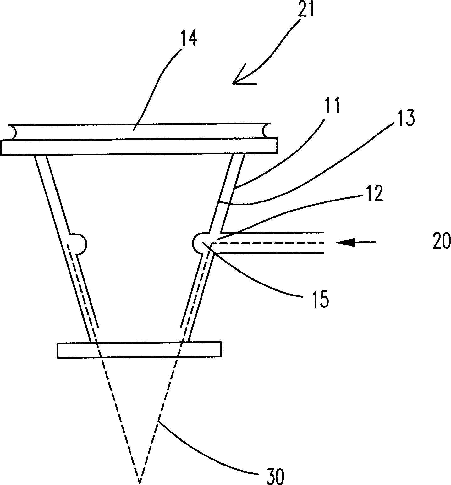 Adapter and method for preventing back flow of gas