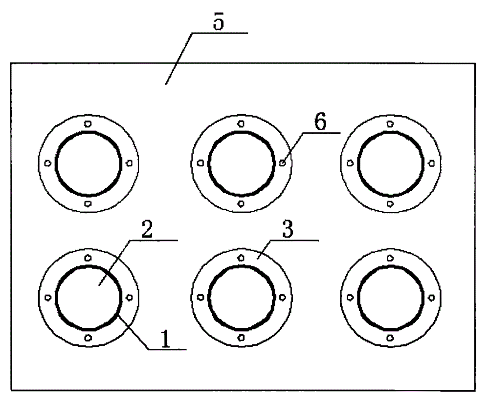 Method for concrete impermeability test adopting rubber sleeve seal