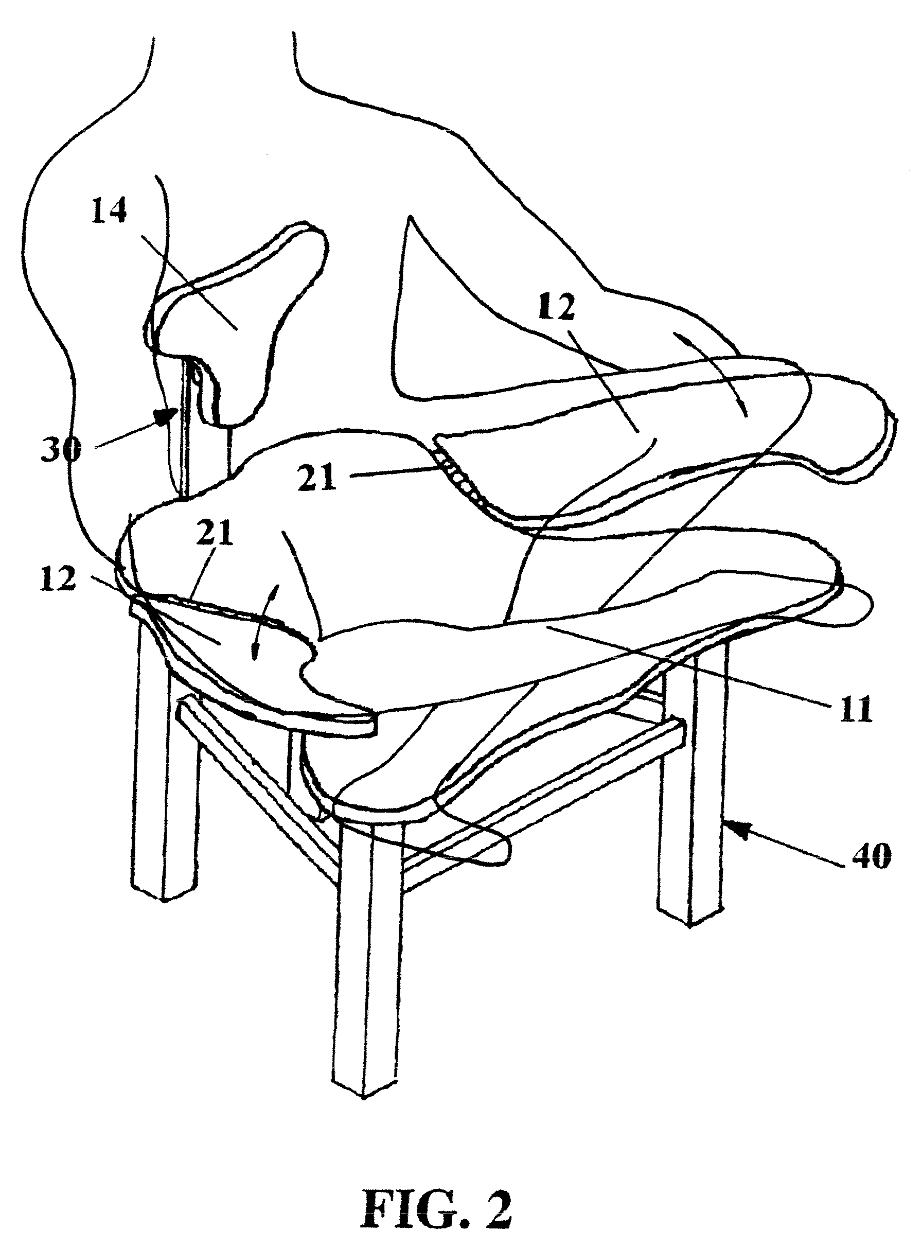 Adjustable cross-legged support seat