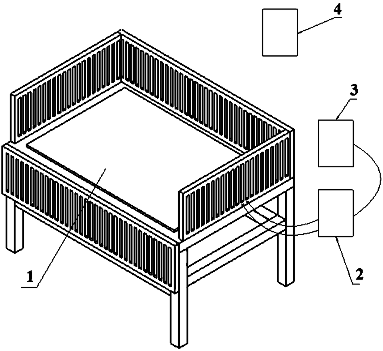 A kind of baby bed-wetting alarm device