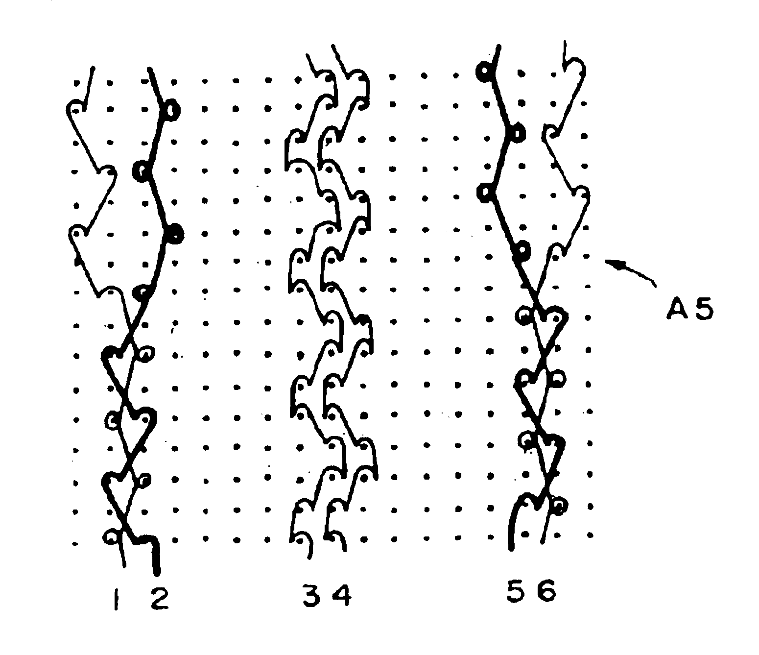 Knit fabrics with face-to-back differentiation
