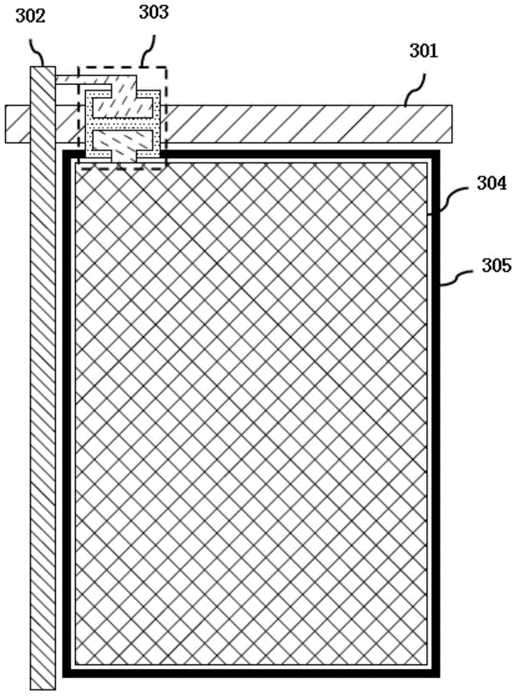 Curved display panel and curved display device