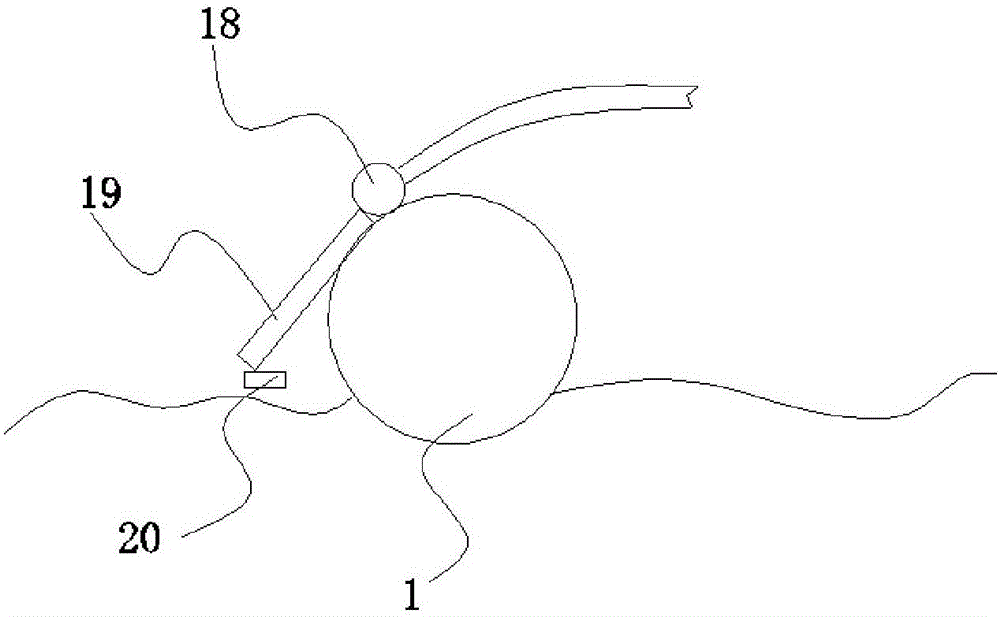 Air blocking oil fencing device