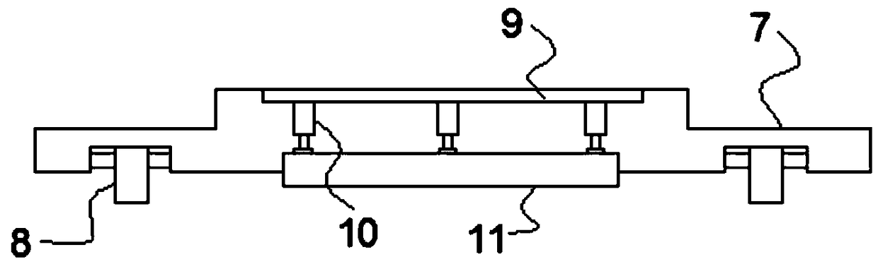 A cabinet body of an anti-transport vibration type electric equipment box