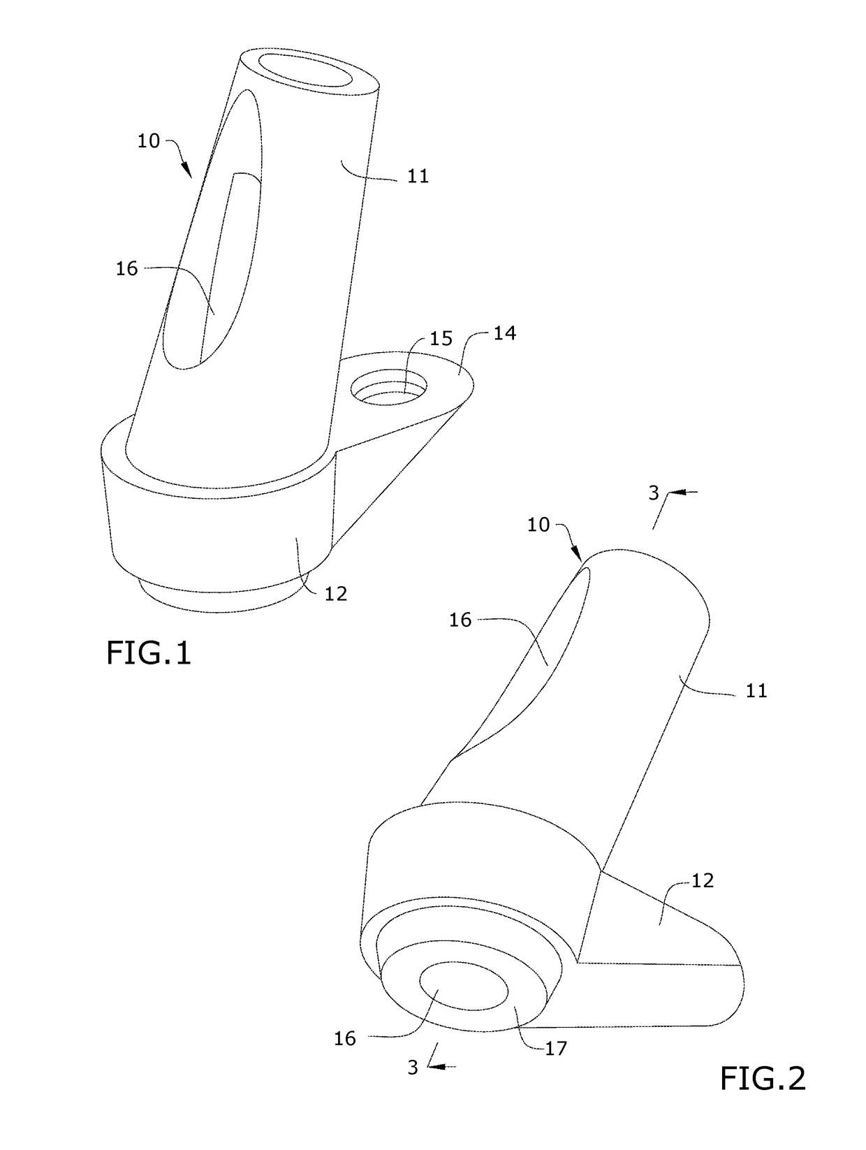 System, method and apparatus for cementless retention of dental crowns to implants
