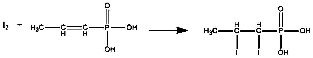 Industrial-grade cis-propenyl phosphoric acid analysis method