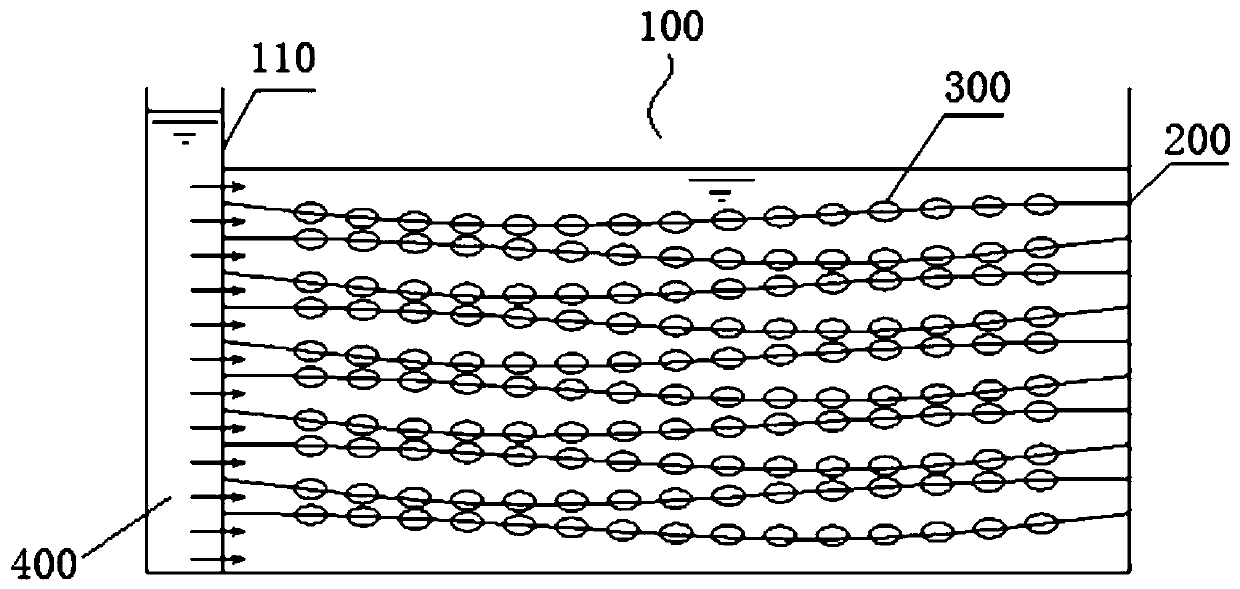 Sewage treatment device and sewage purification method