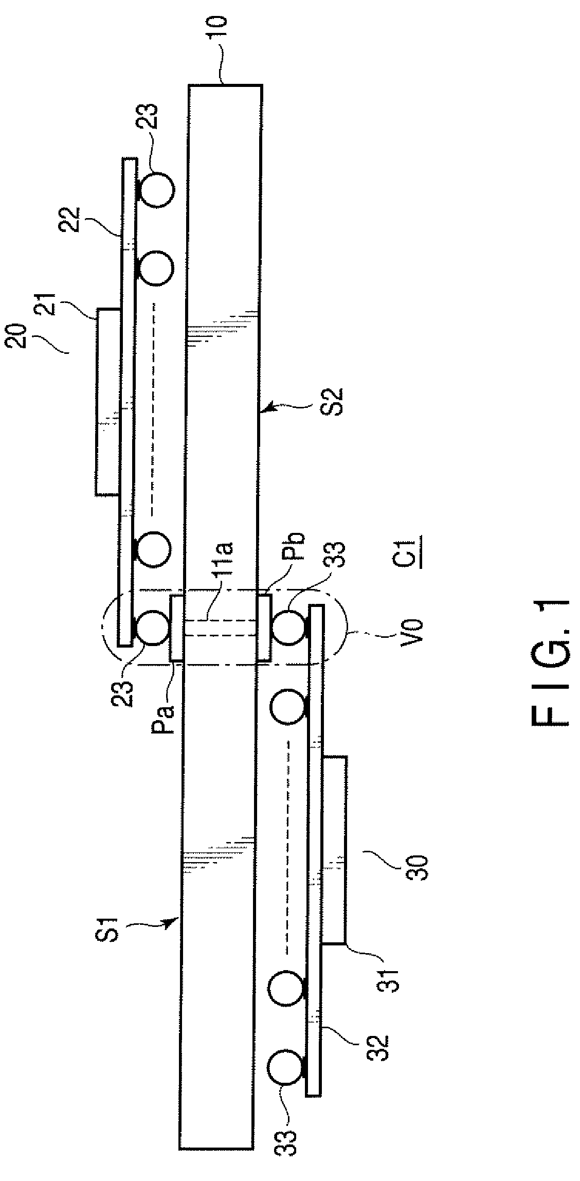 Printed wiring board structure and electronic apparatus