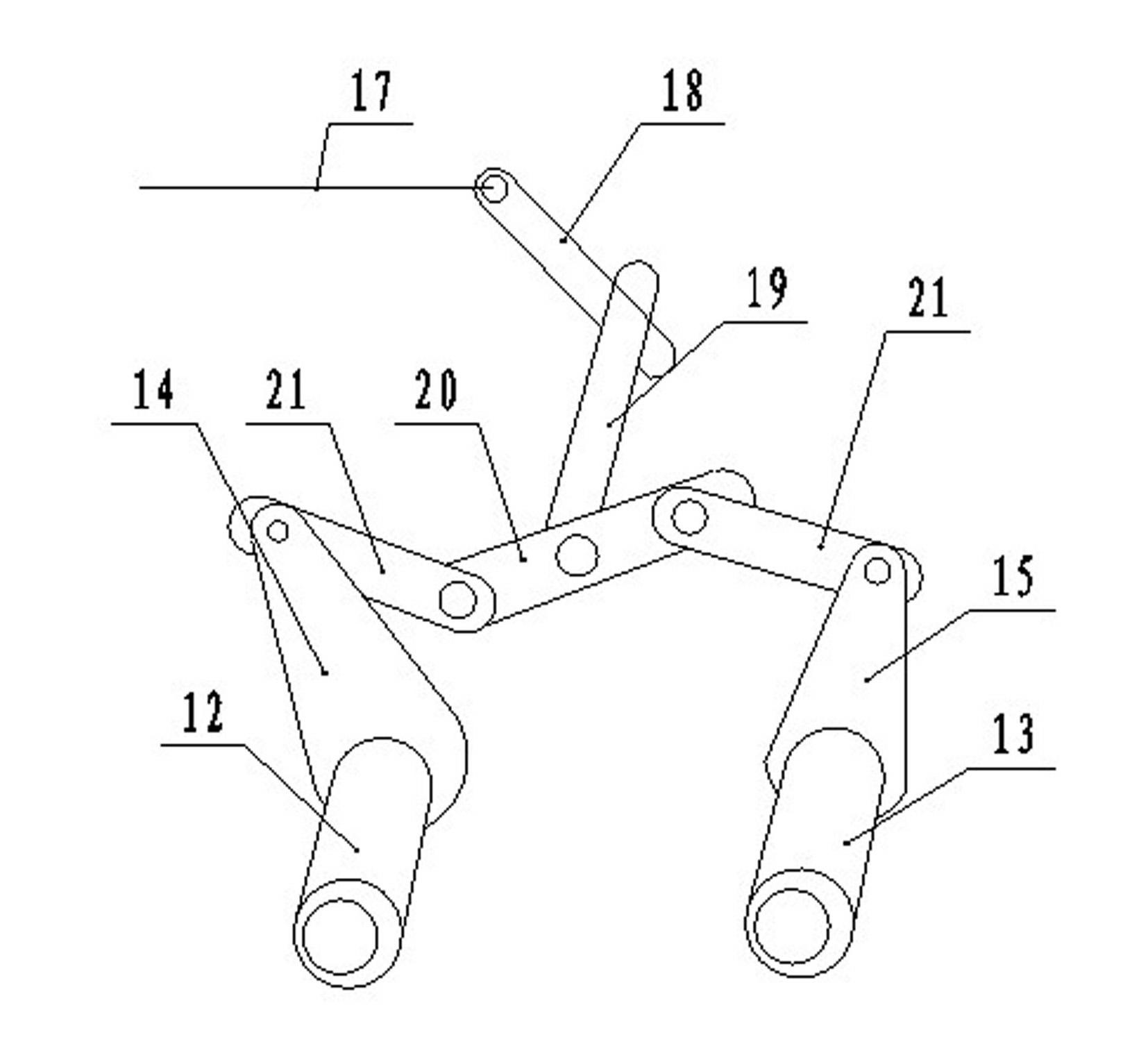 Linkage outer expansion type drum brake