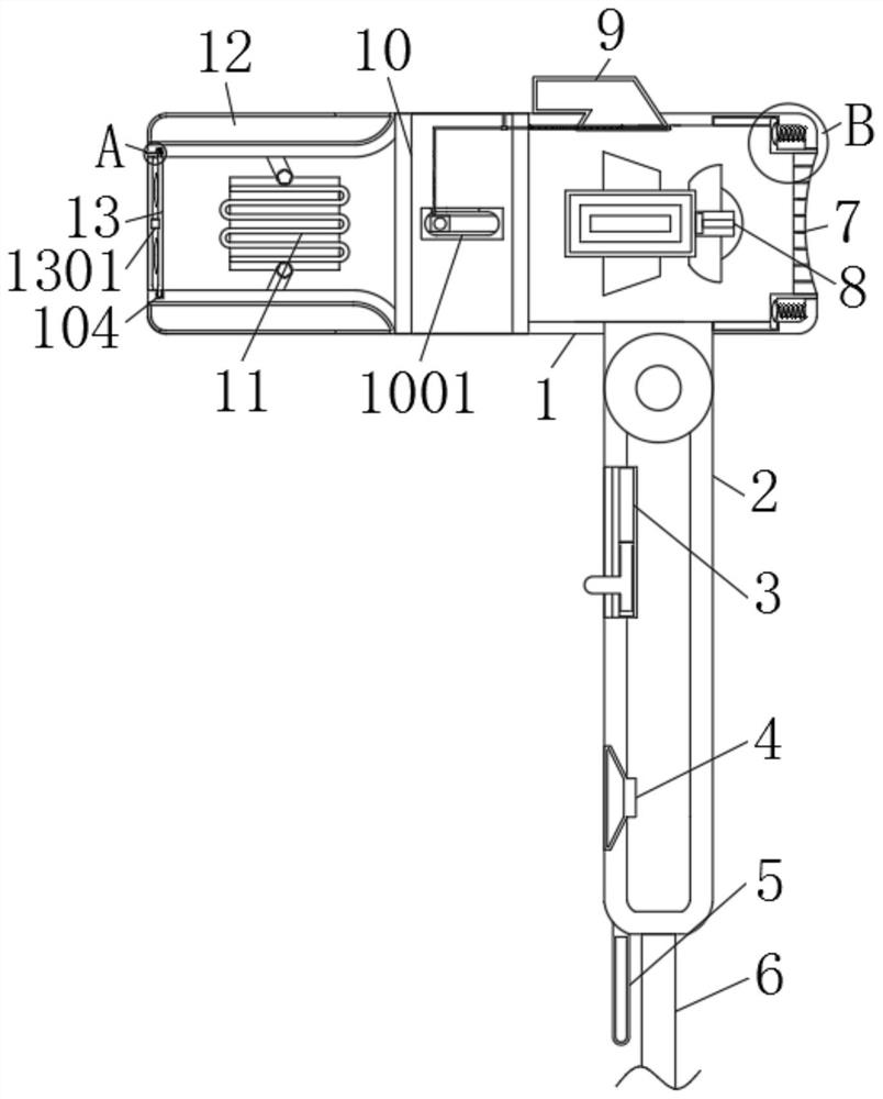 Novel hair drier with function that air outlet is lower than natural air and using method of novel hair drier