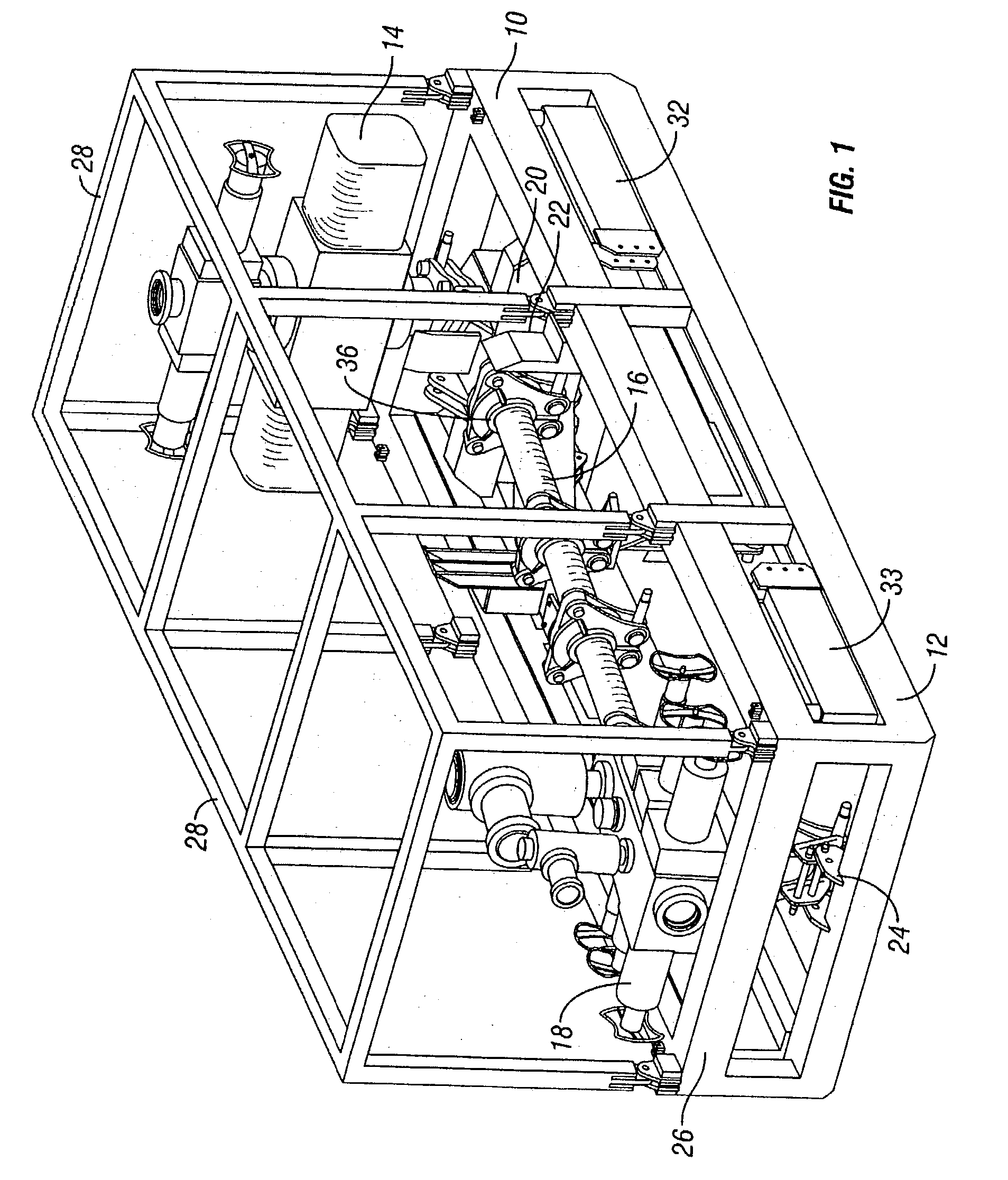 Jacking frame for coiled tubing operations