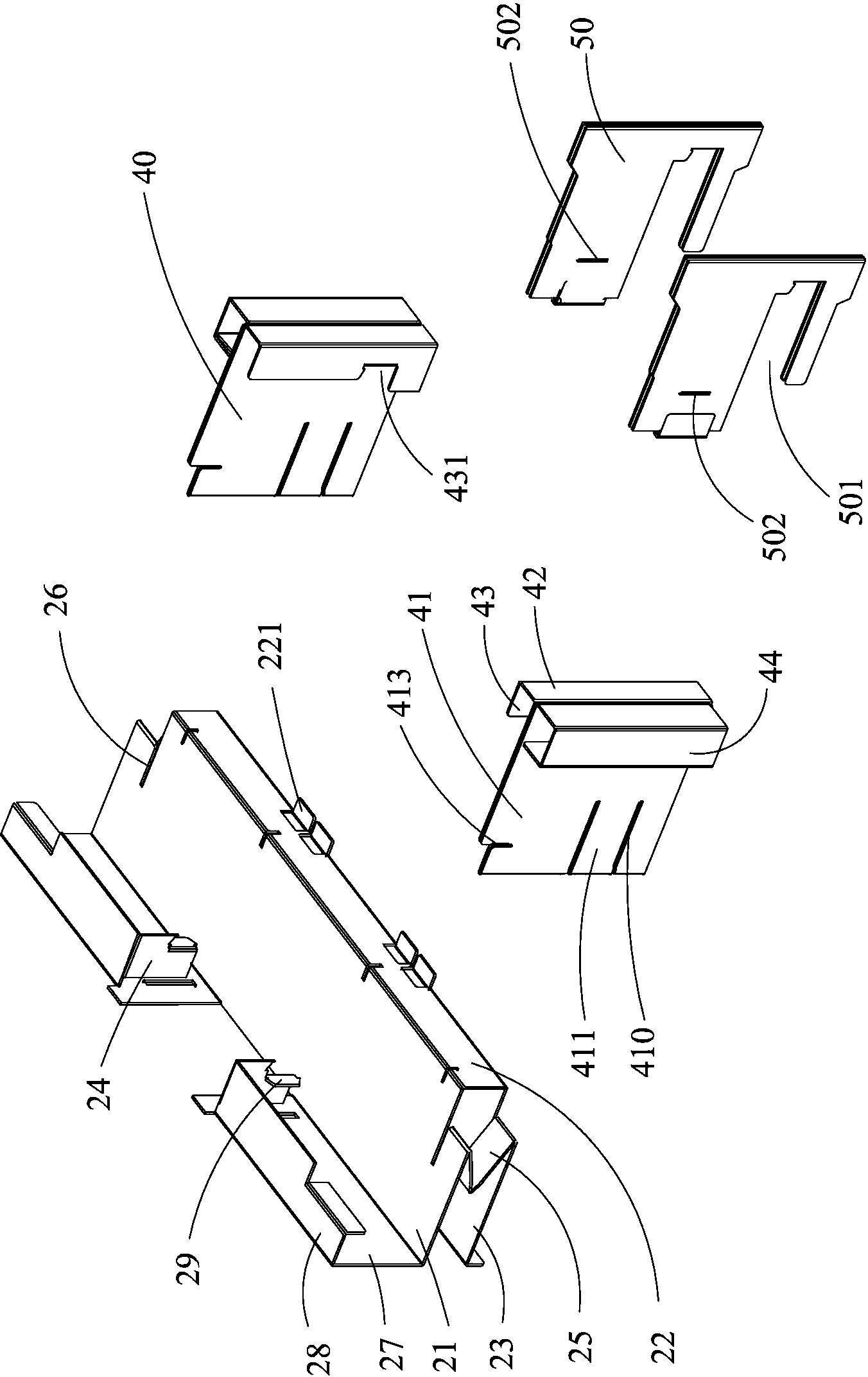 Display buffering packing device and display buffering packing box