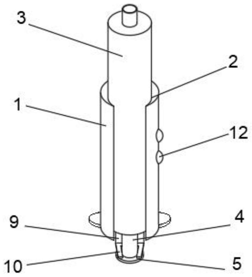 Automatic suction syringe for tympanocentesis