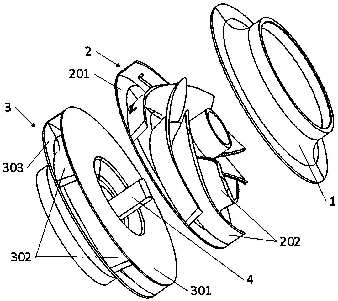 Centrifugal pumps, impellers for convenient measurement of pressure pulsation of centrifugal pump blades